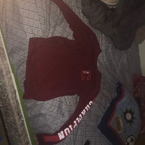 Red champion long sleeve